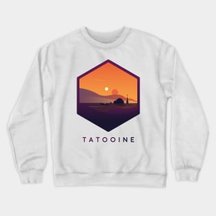 Binary Sunset Crewneck Sweatshirt